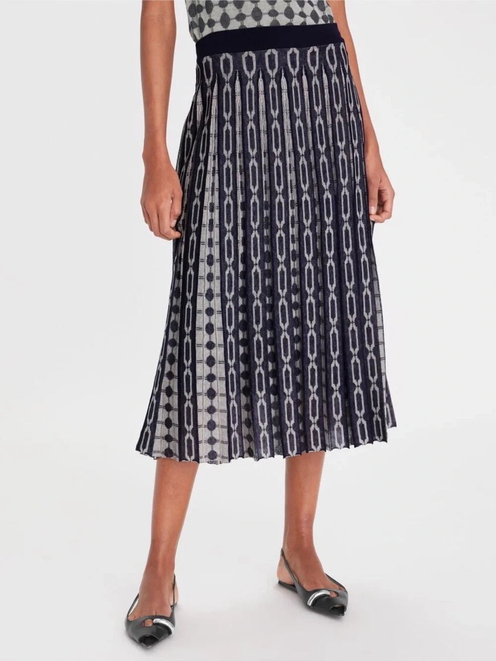 NWT Tory Burch Jacquard 2-Piece Matching Skirt Set Top & Skirt XS